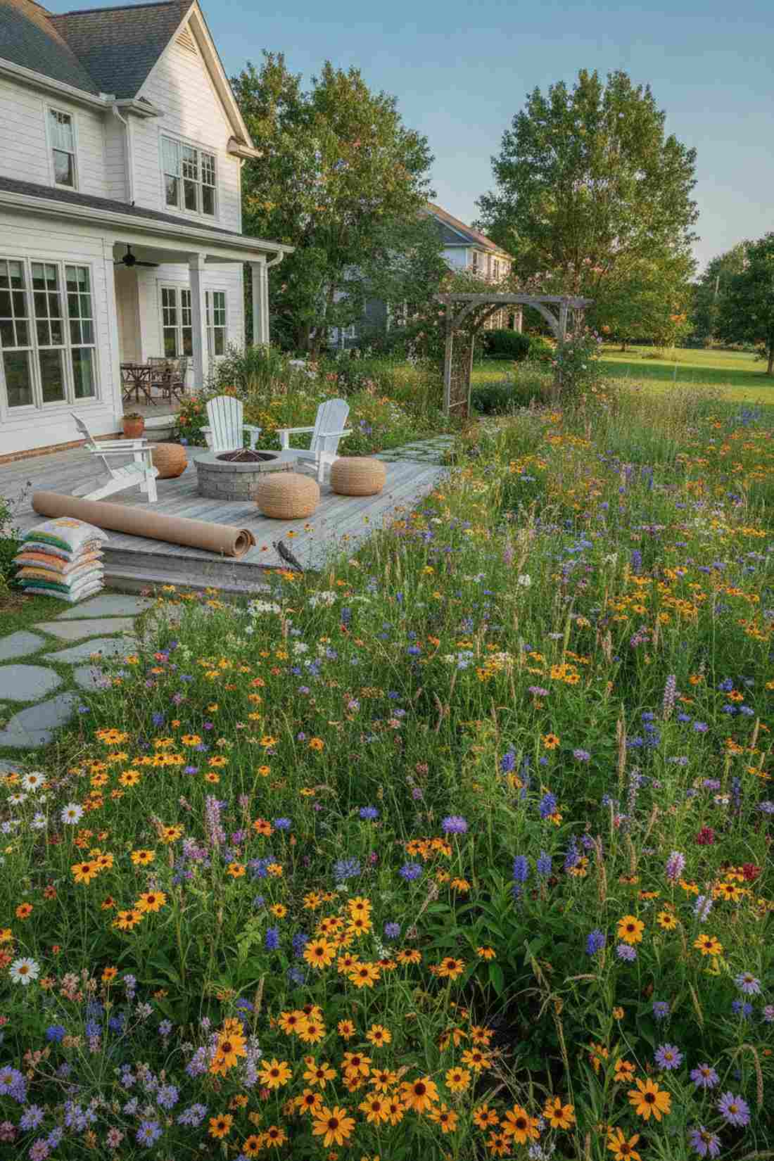 native meadow lawn replacement