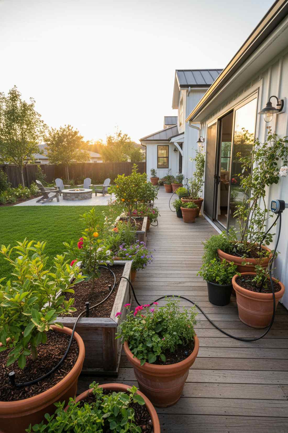 drip irrigation installation