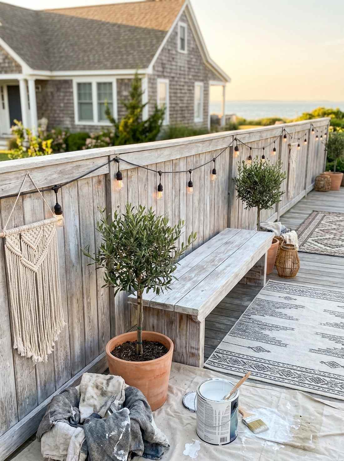 whitewash and weathered wood