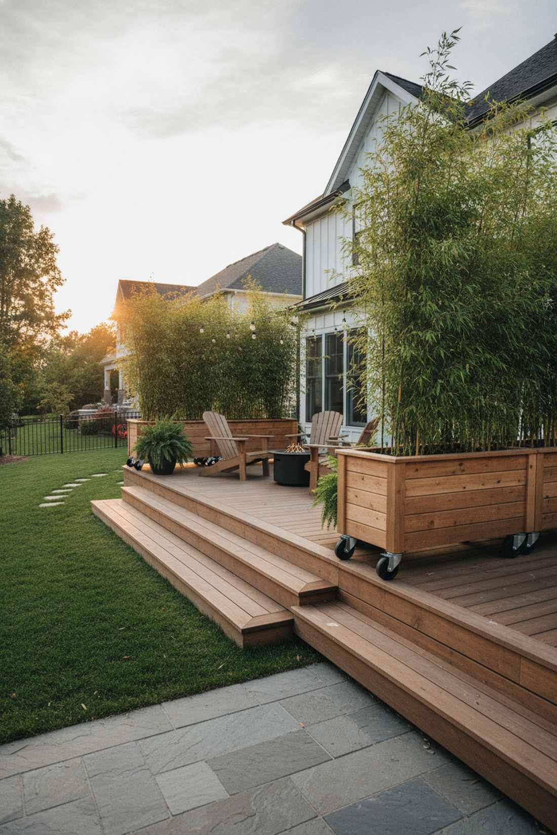 rolling planter boxes