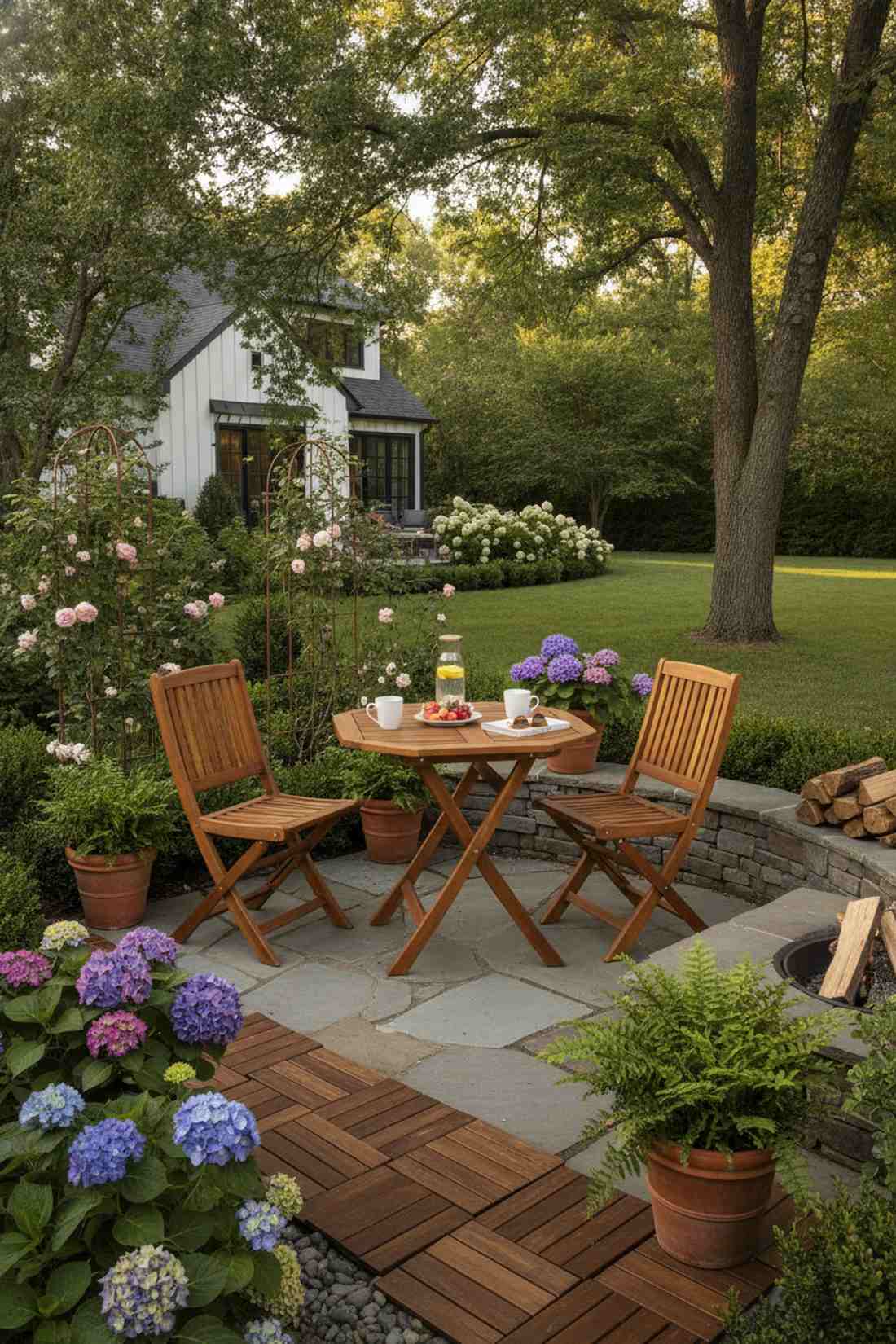 acacia wood transitional furniture