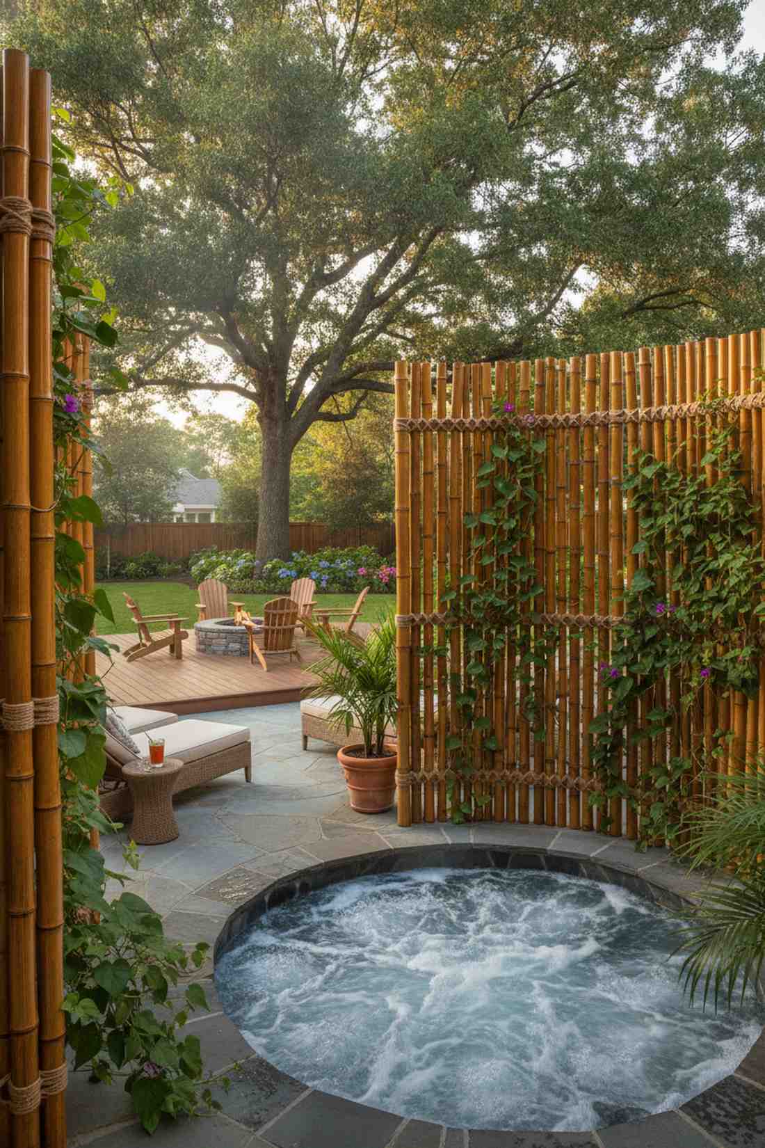 bamboo lattice screens