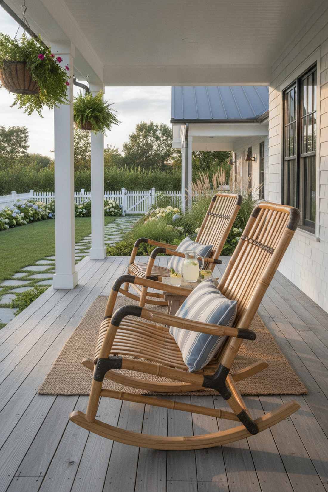 bamboo rocking chairs