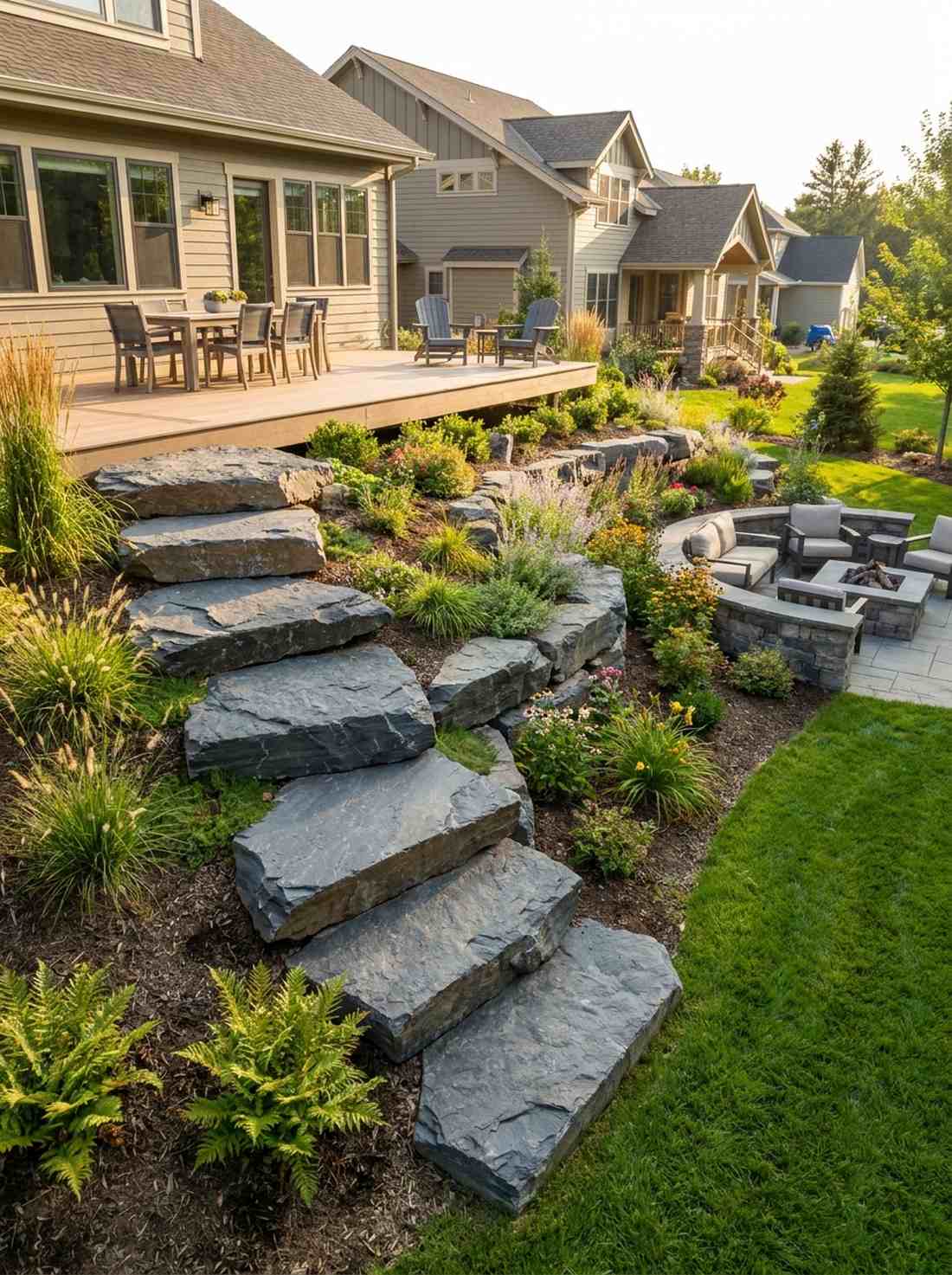 cascading foothill formation