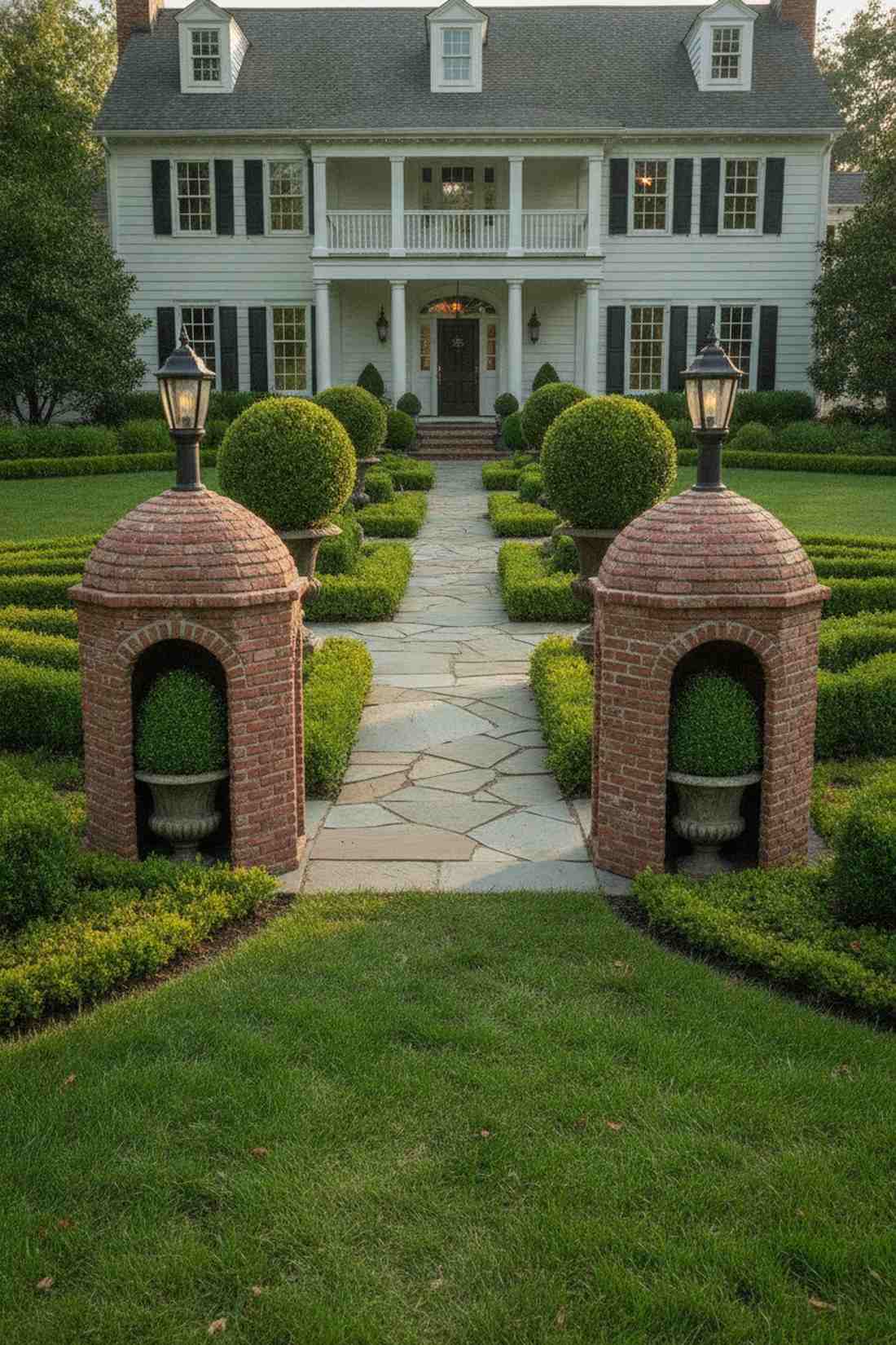 colonial garden house