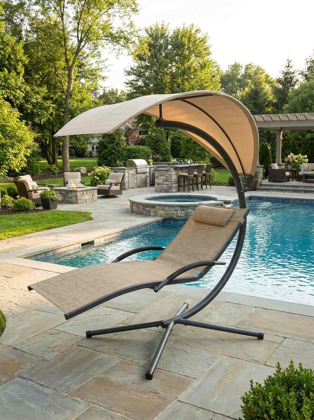 floating chaise lounge chair