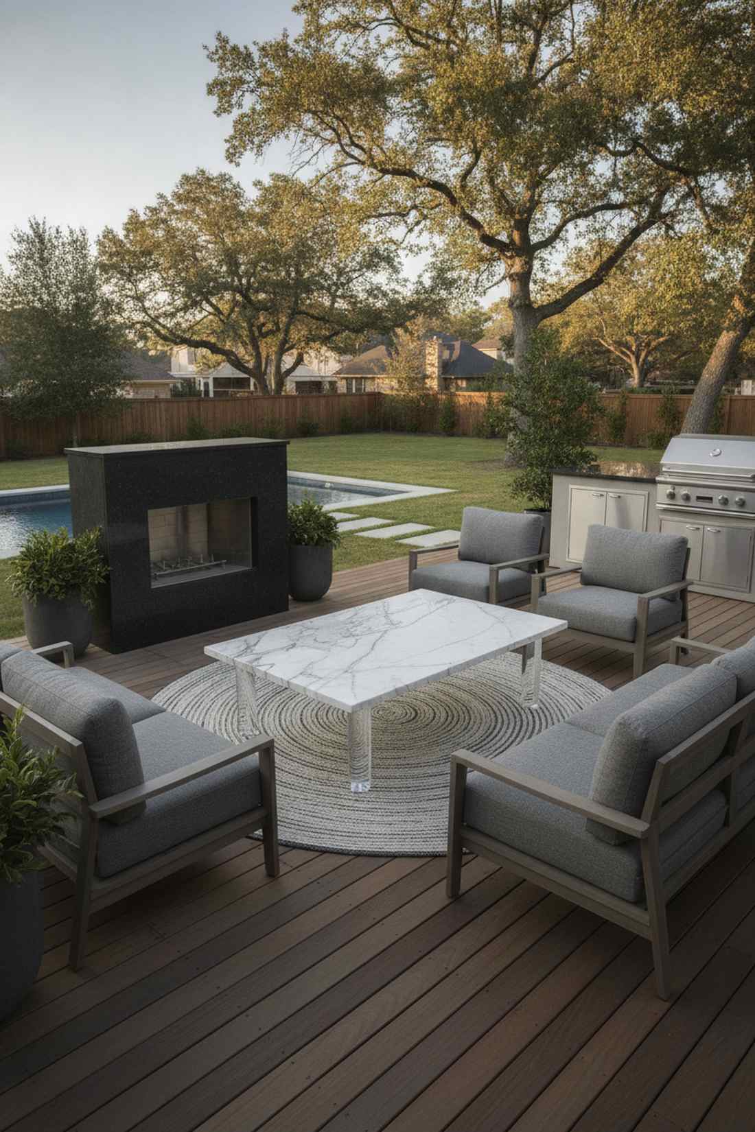 floating marble coffee table