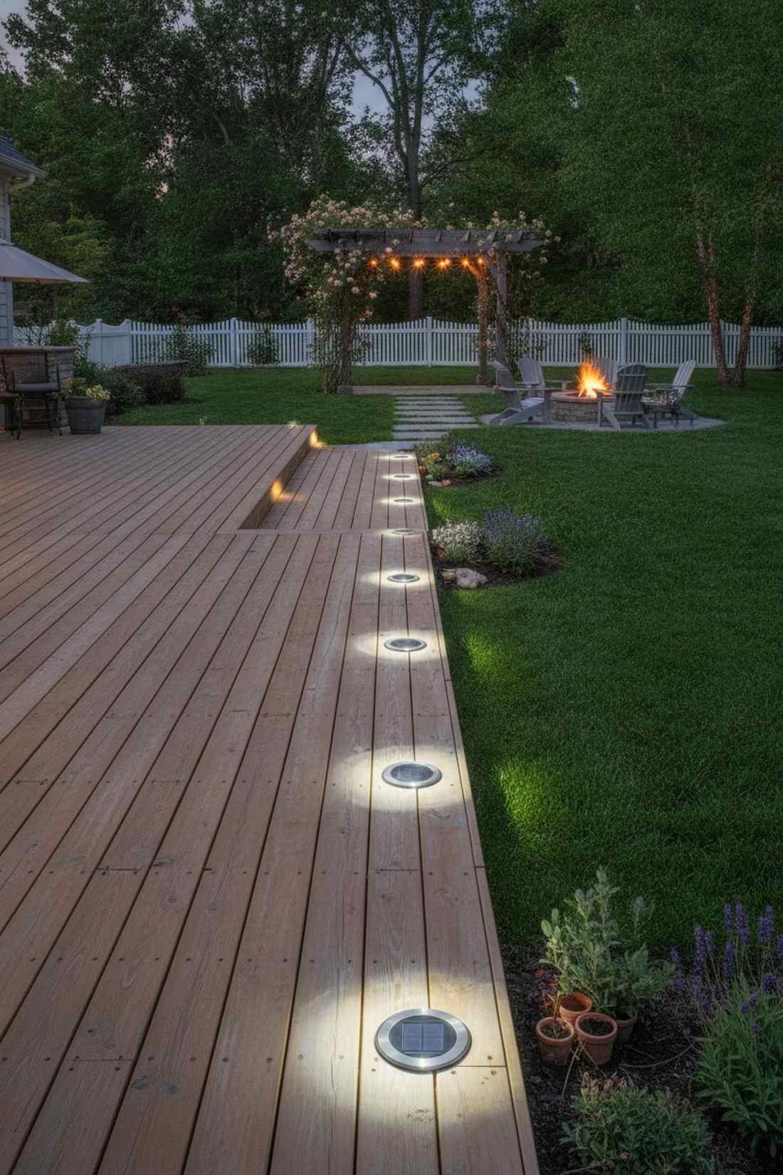 flush solar pathway discs