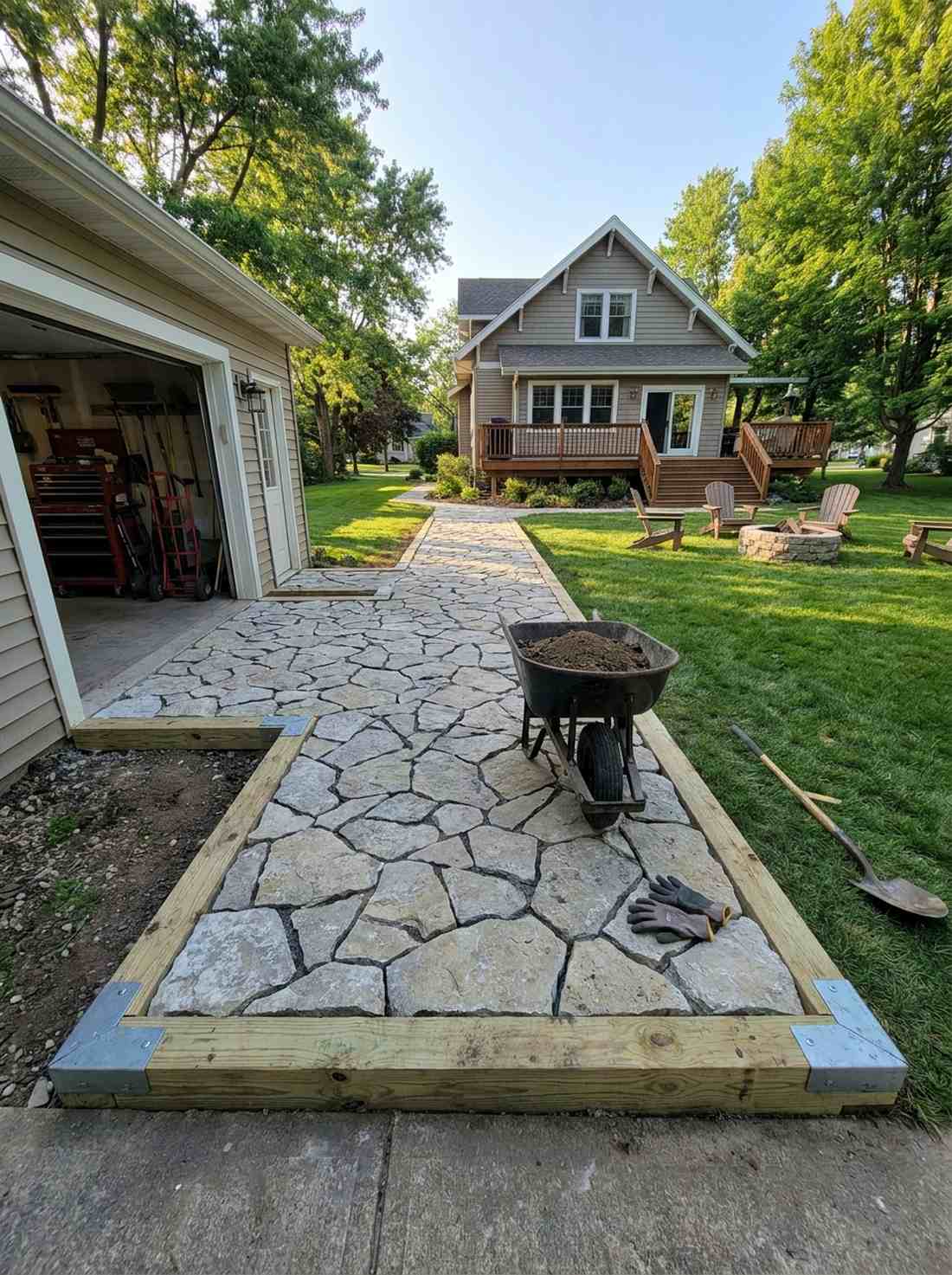 garage to backyard connector