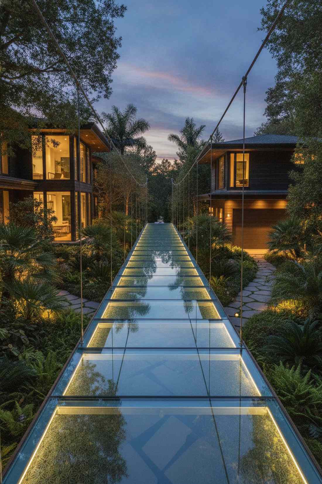 glass bridge connections