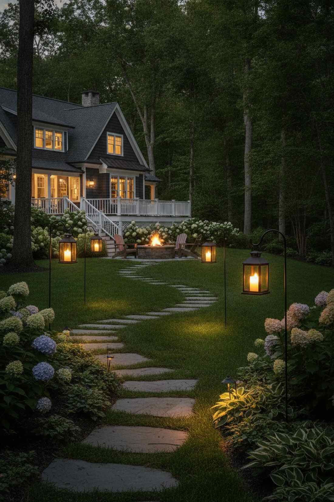 lantern lined walkways