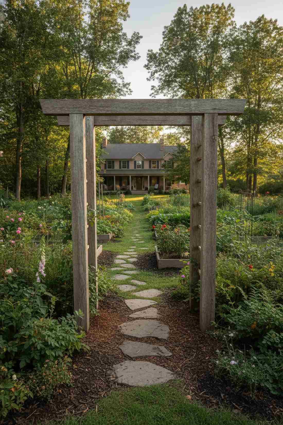 natural cedar rustic arch
