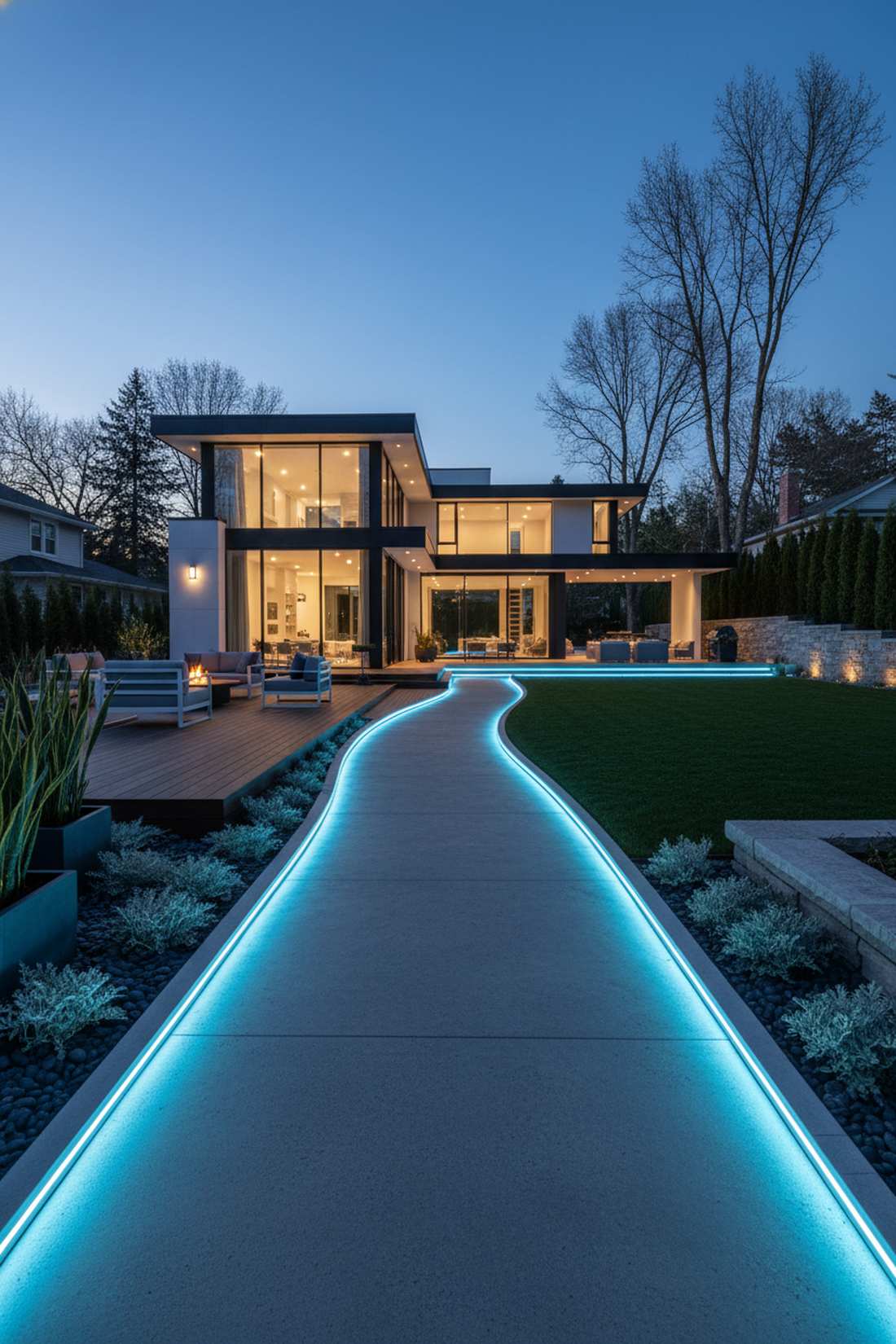 path edge strip lighting