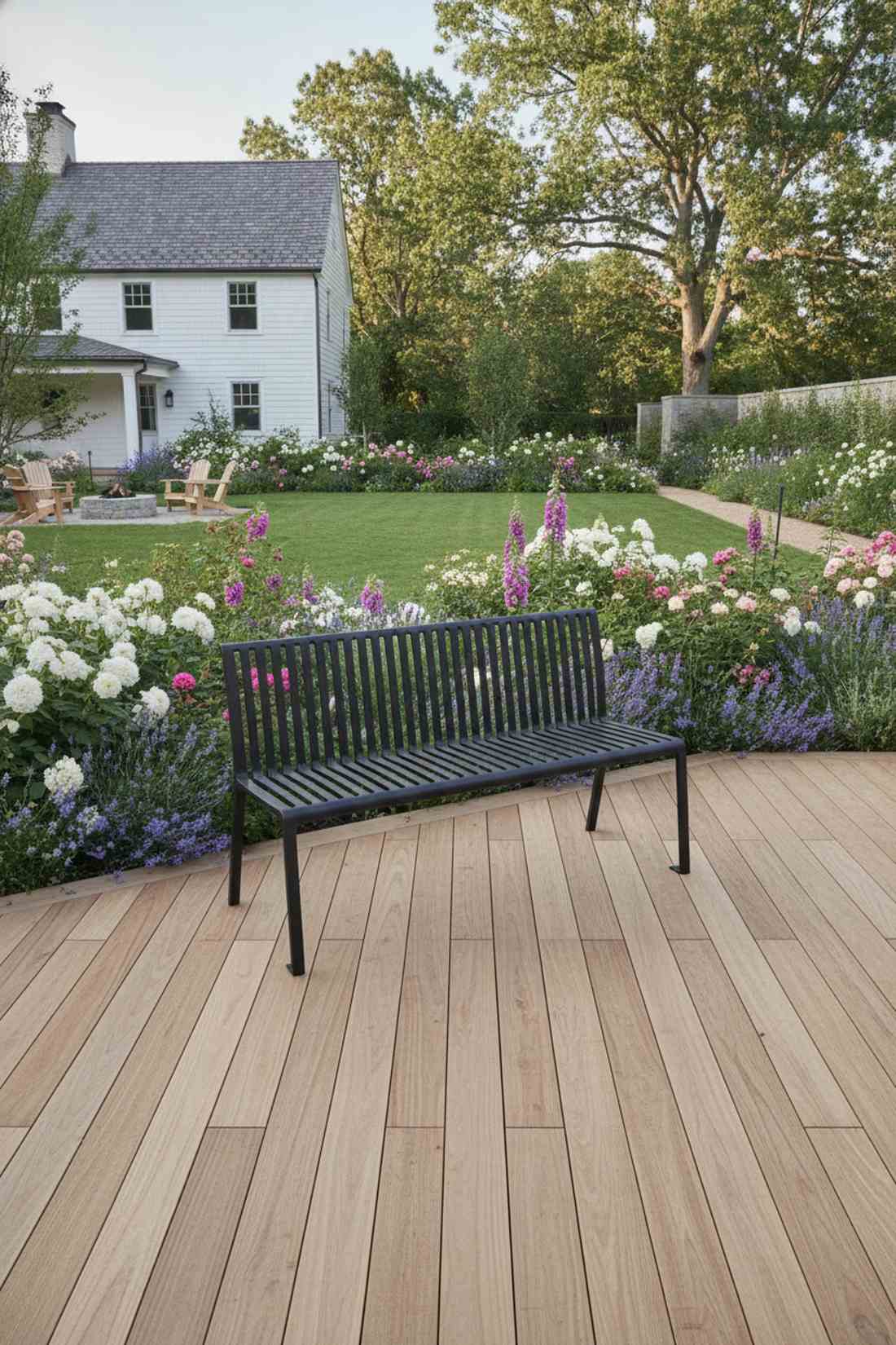 regency style park bench