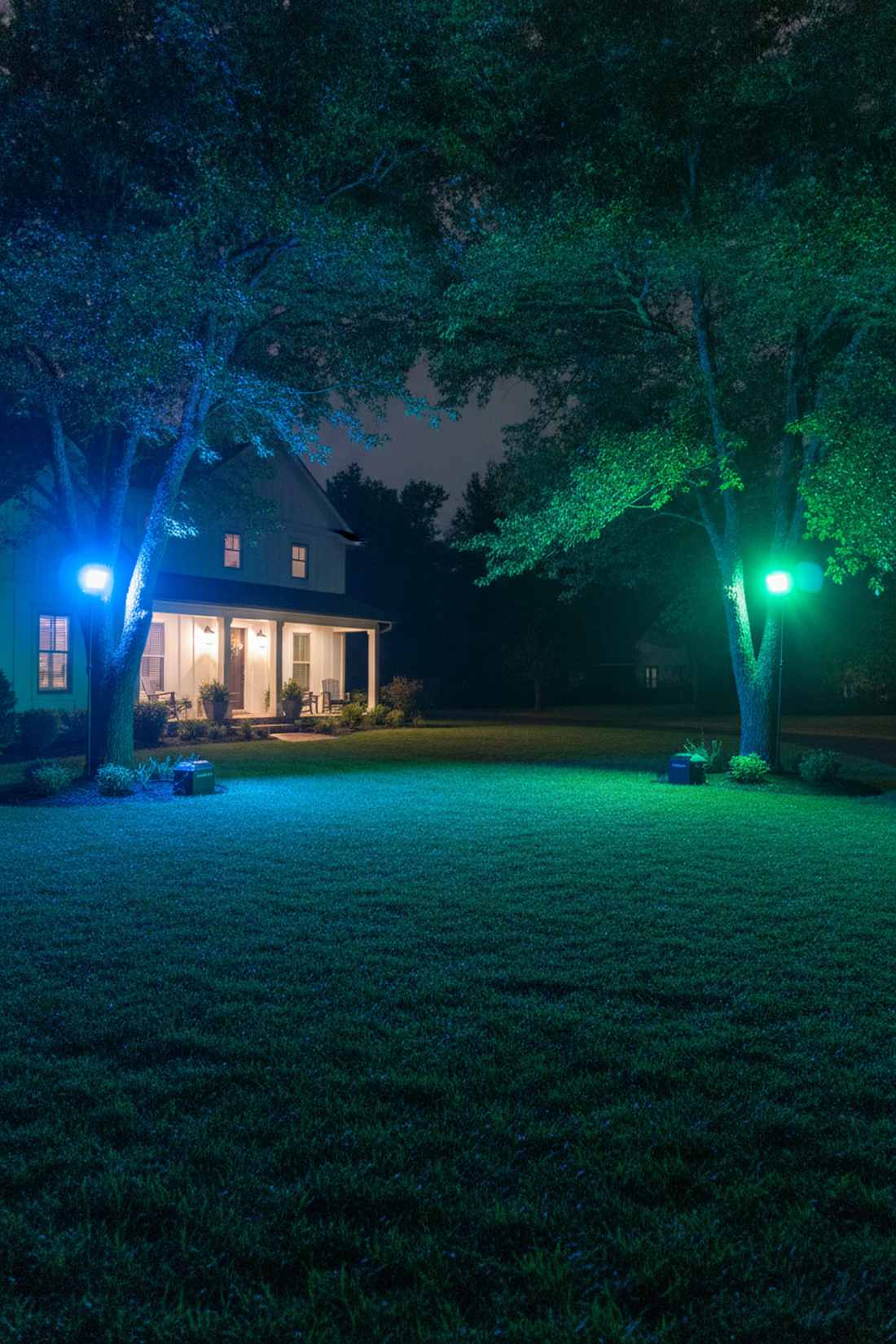 rgb flood light landscape washing