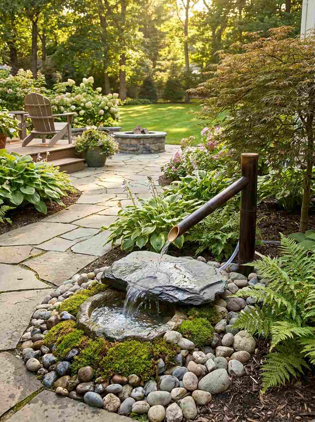 shishi odoshi deer scarer bamboo fountain
