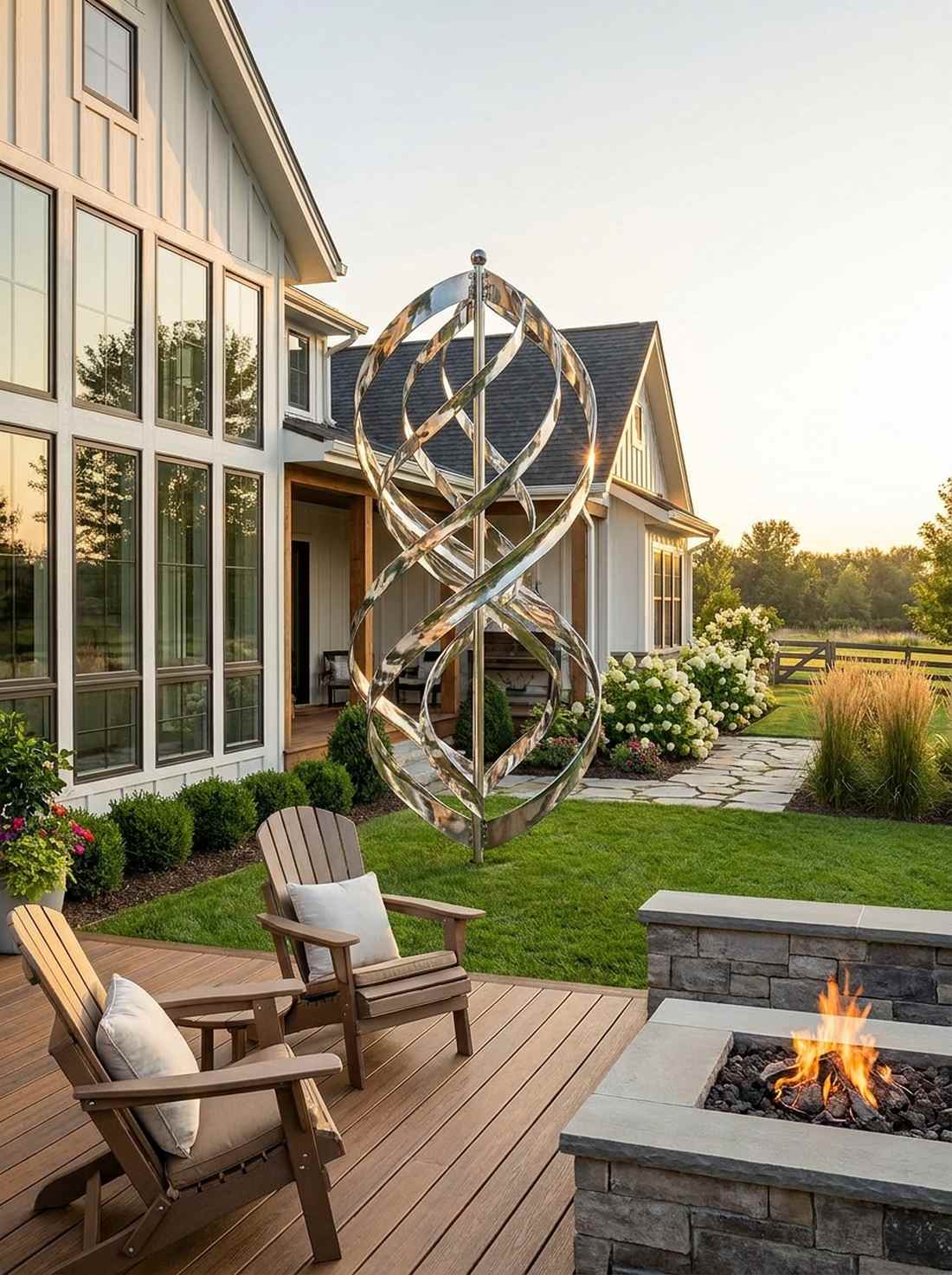 stainless steel double helix