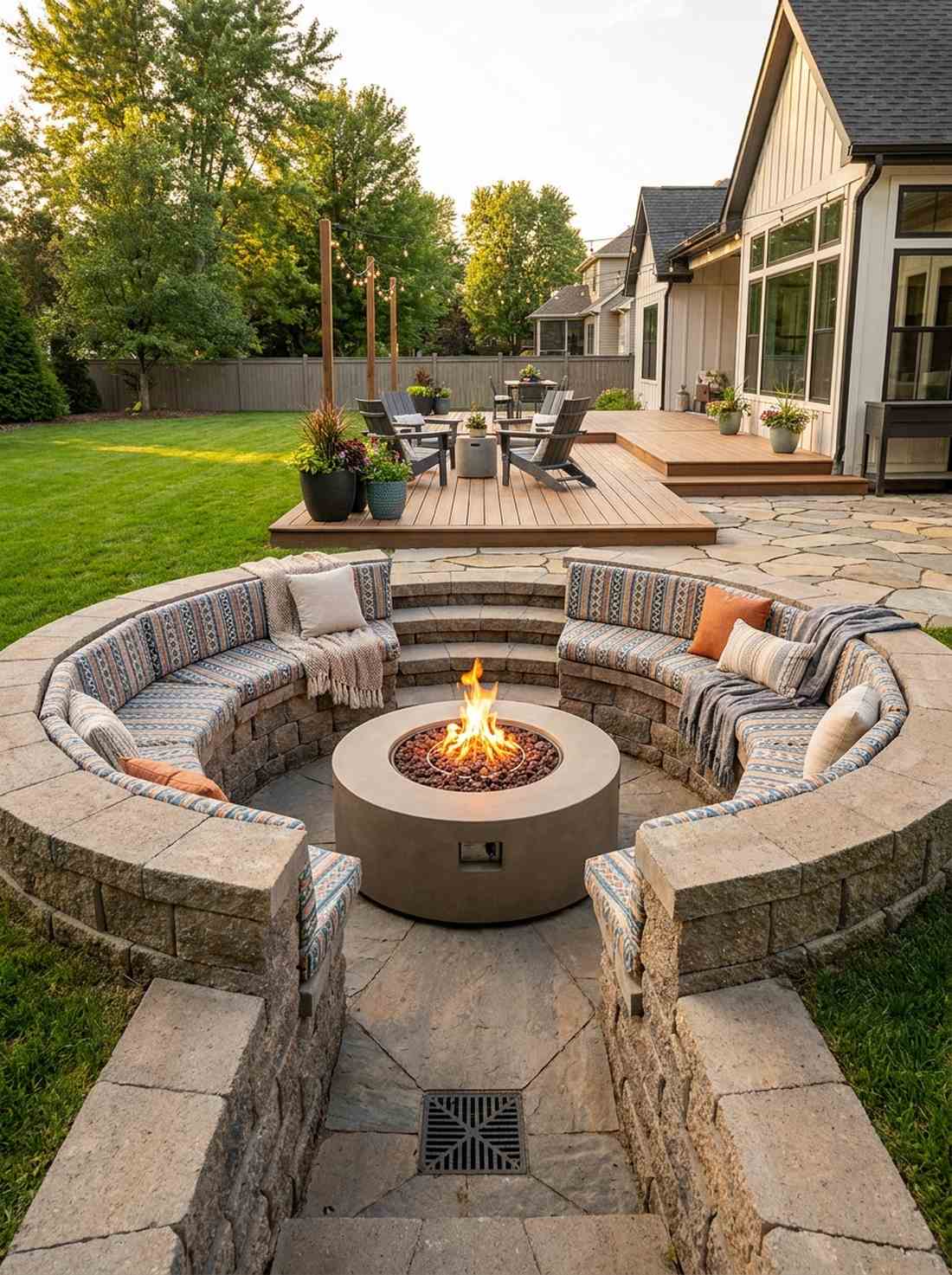 sunken conversation pit