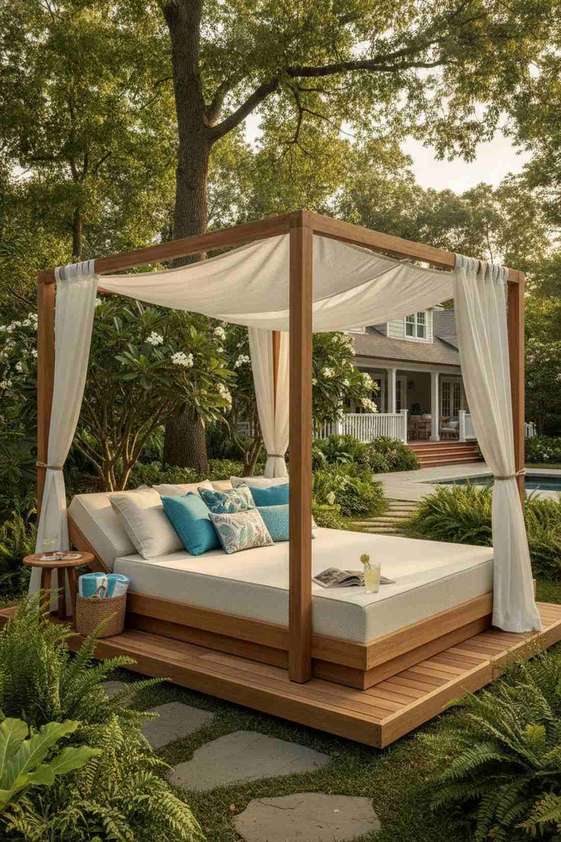 teak daybed platforms
