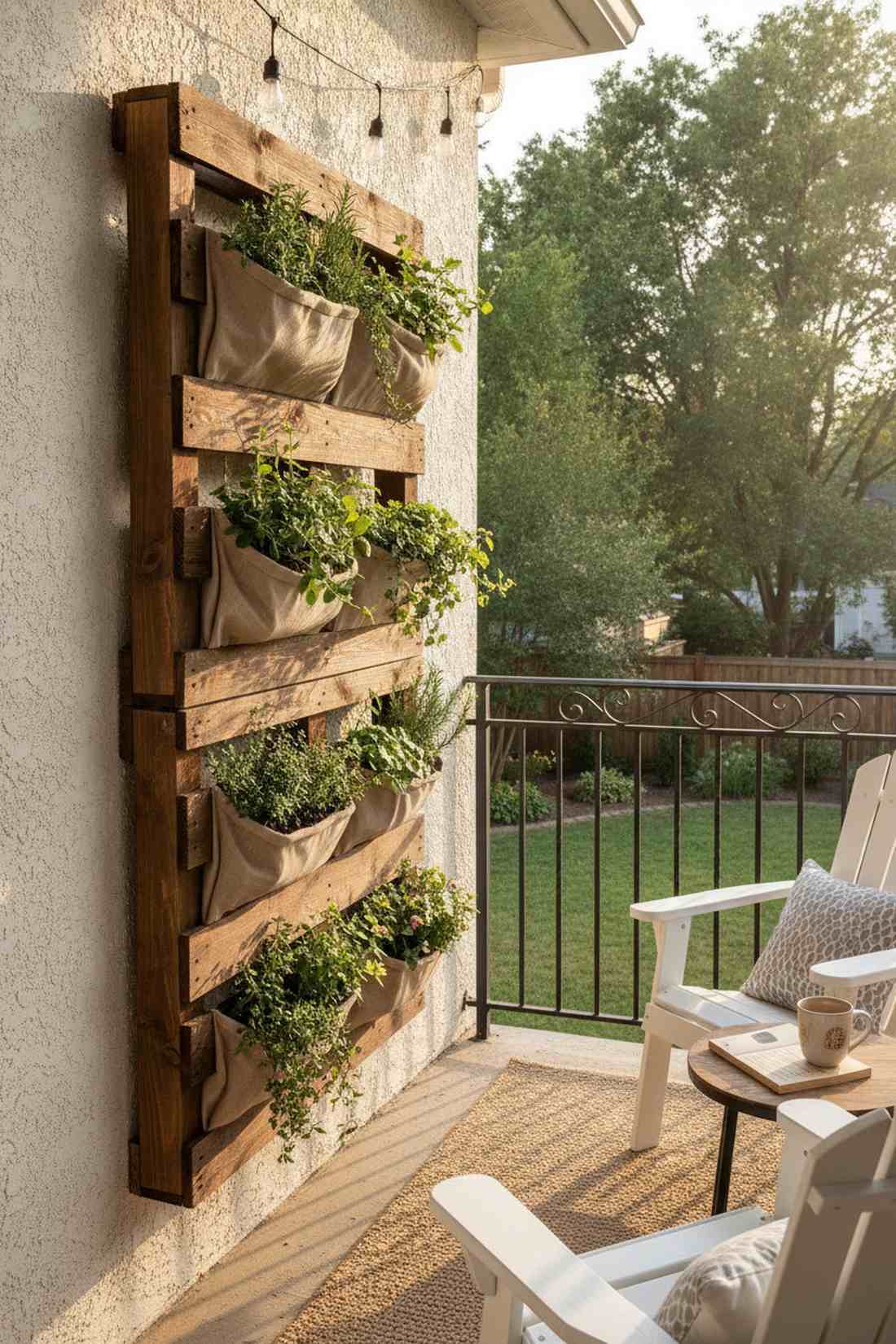vertical pallet gardens