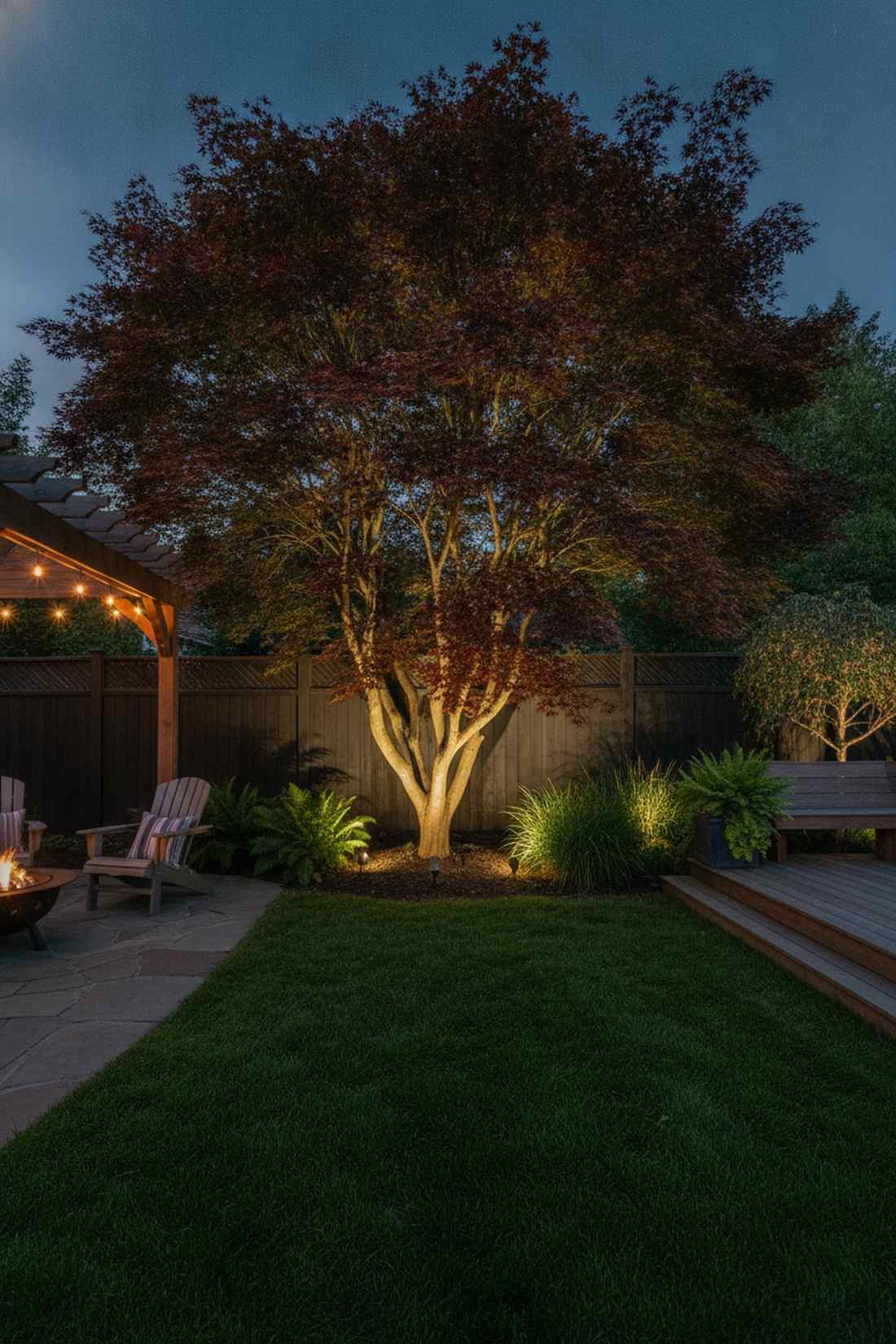 uplighting specimen plants