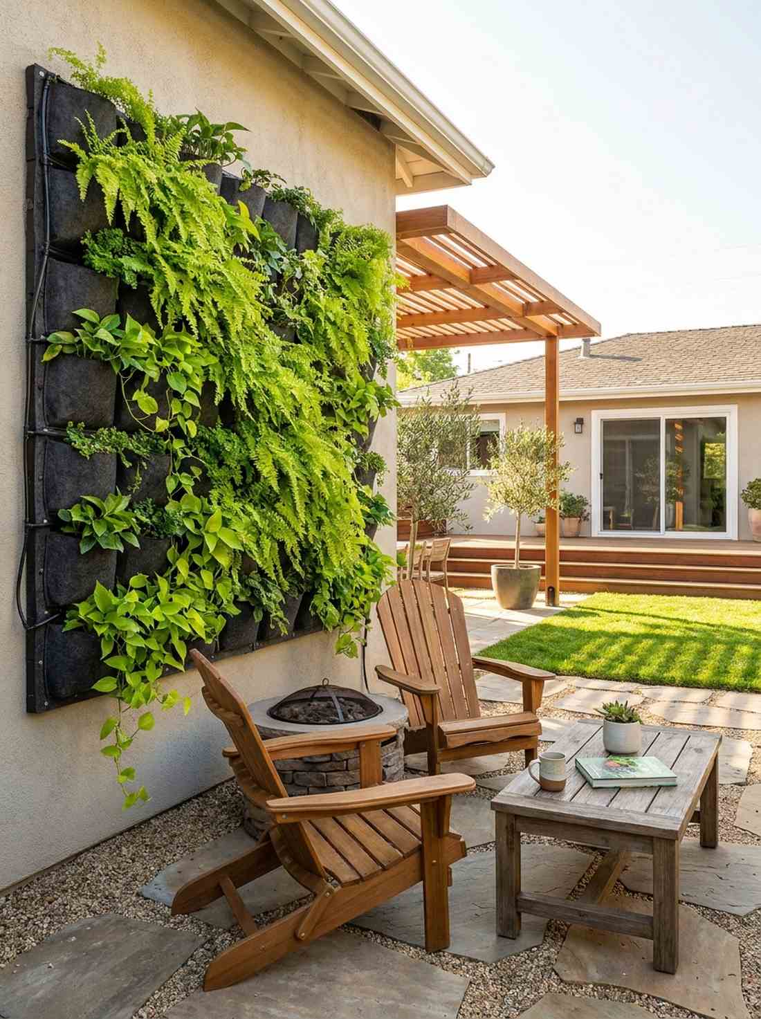 vertical wall planter system