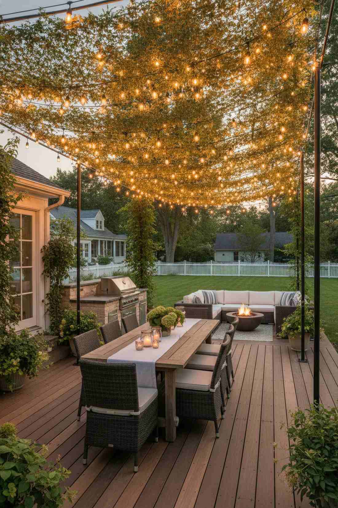 string light canopy