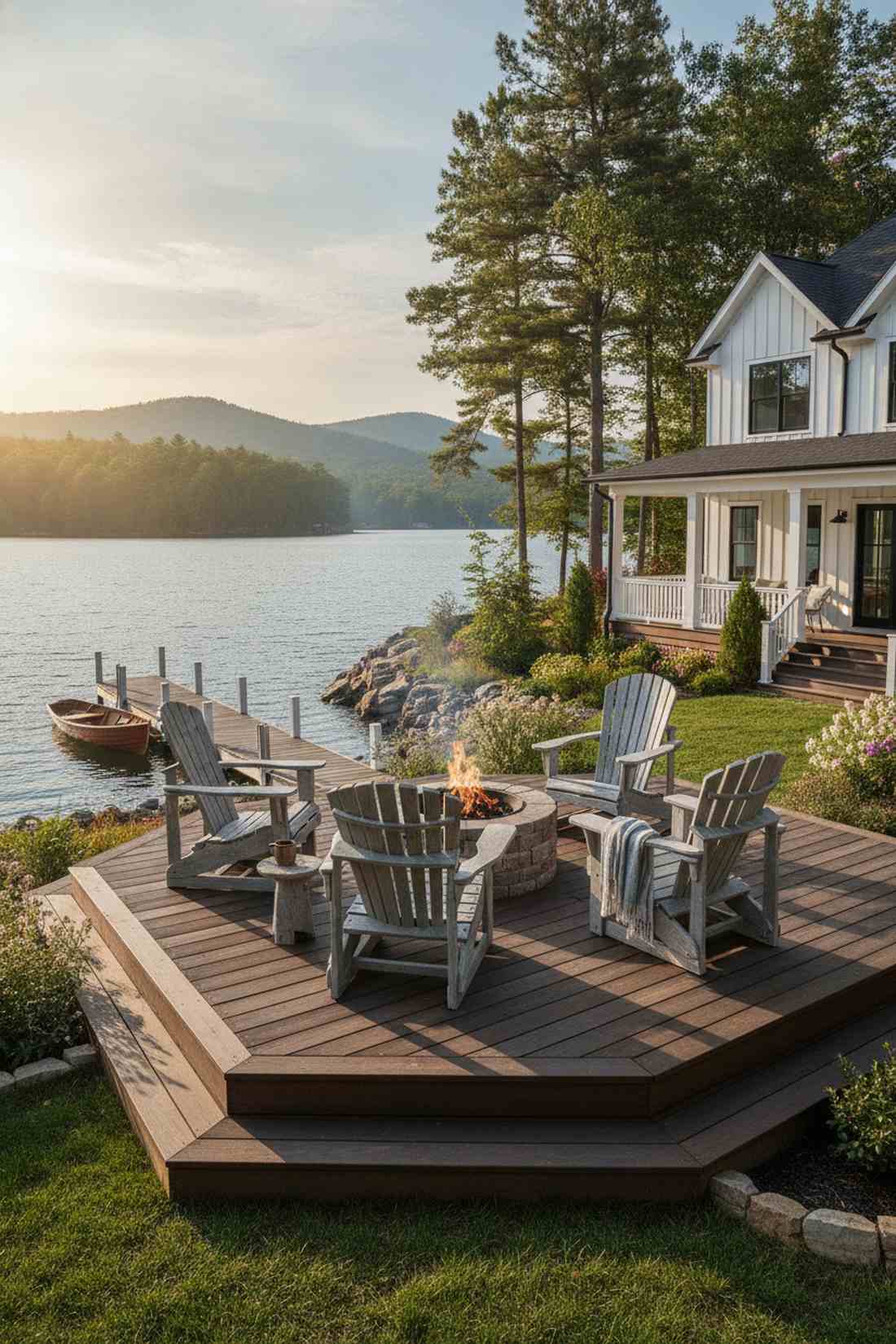 adirondack style outdoor glider