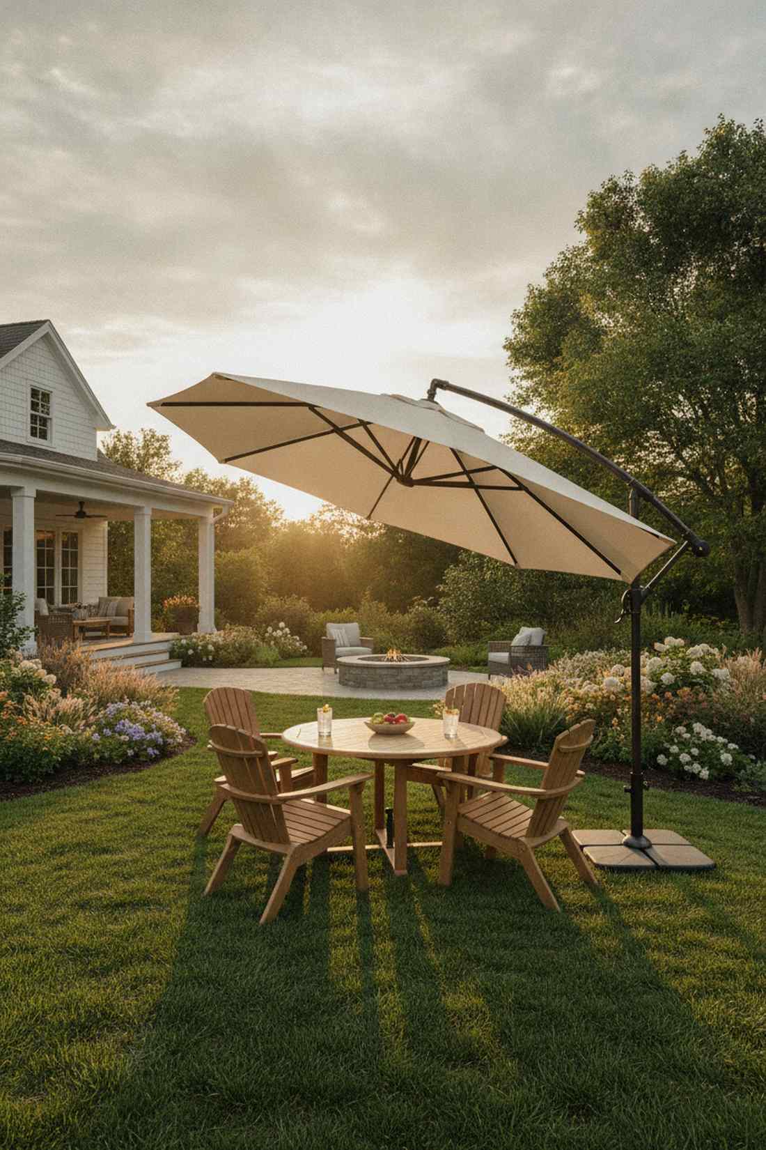 auto tilt market umbrella