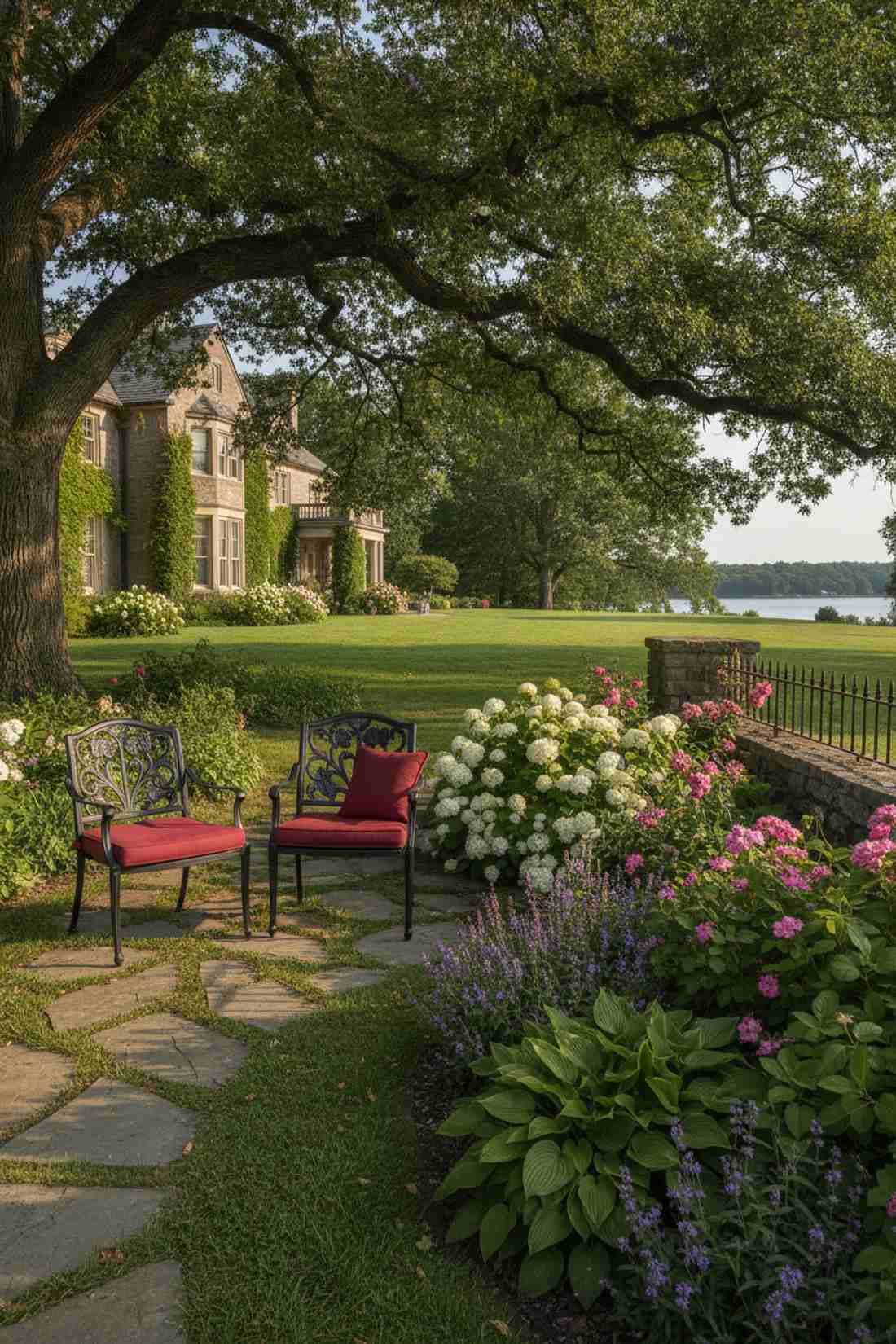black cast aluminum traditional seating
