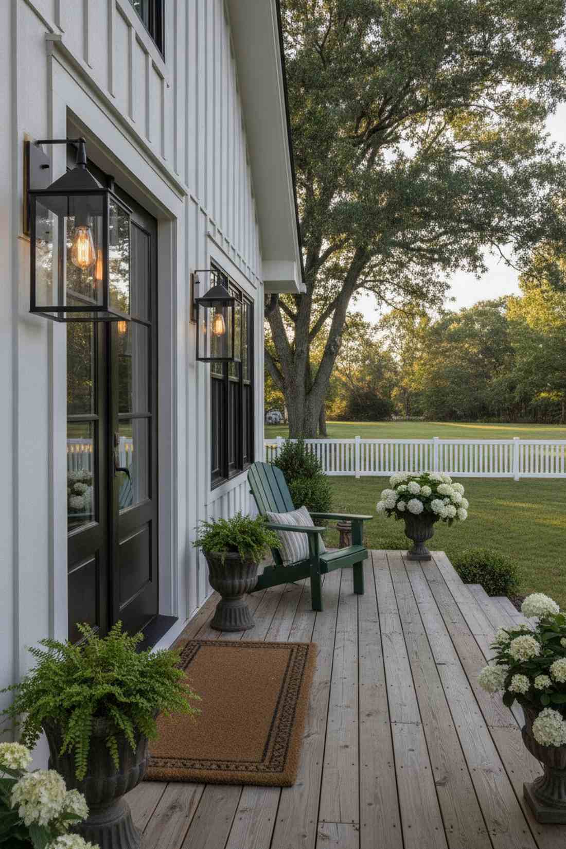 black over brass transitional lanterns