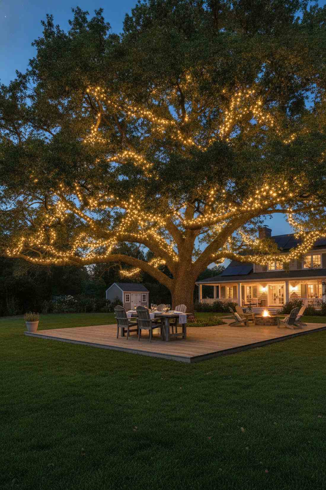 canopy branch draping