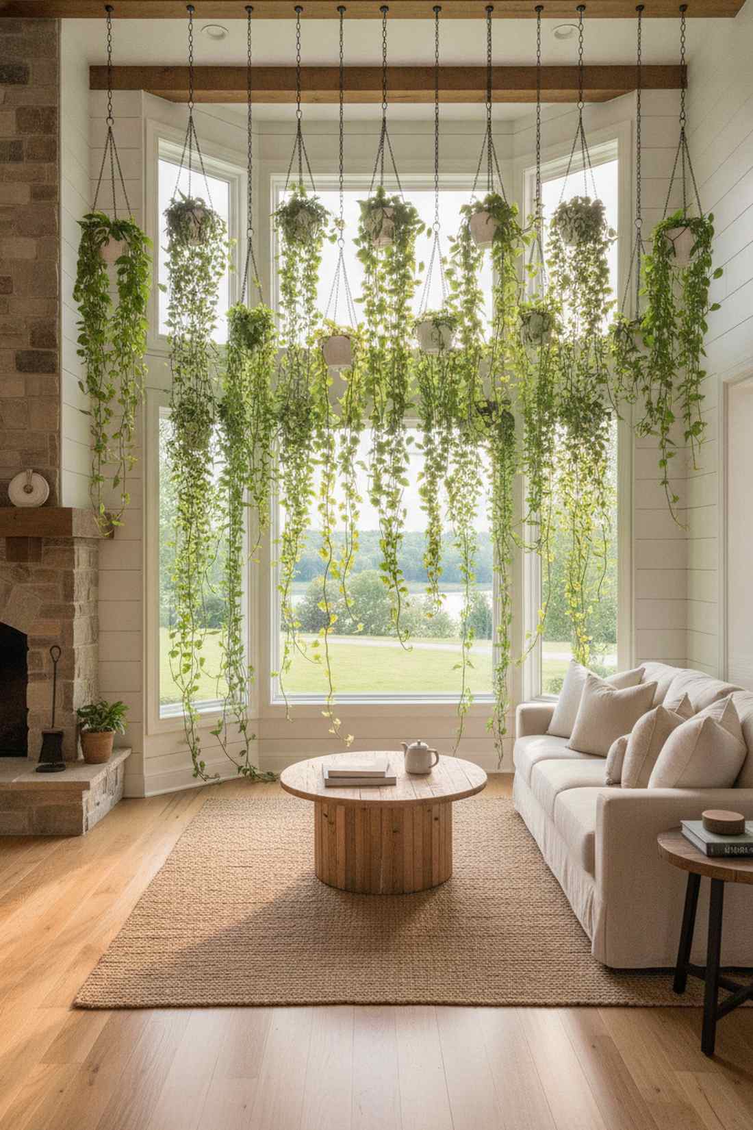 ceiling to window cascades
