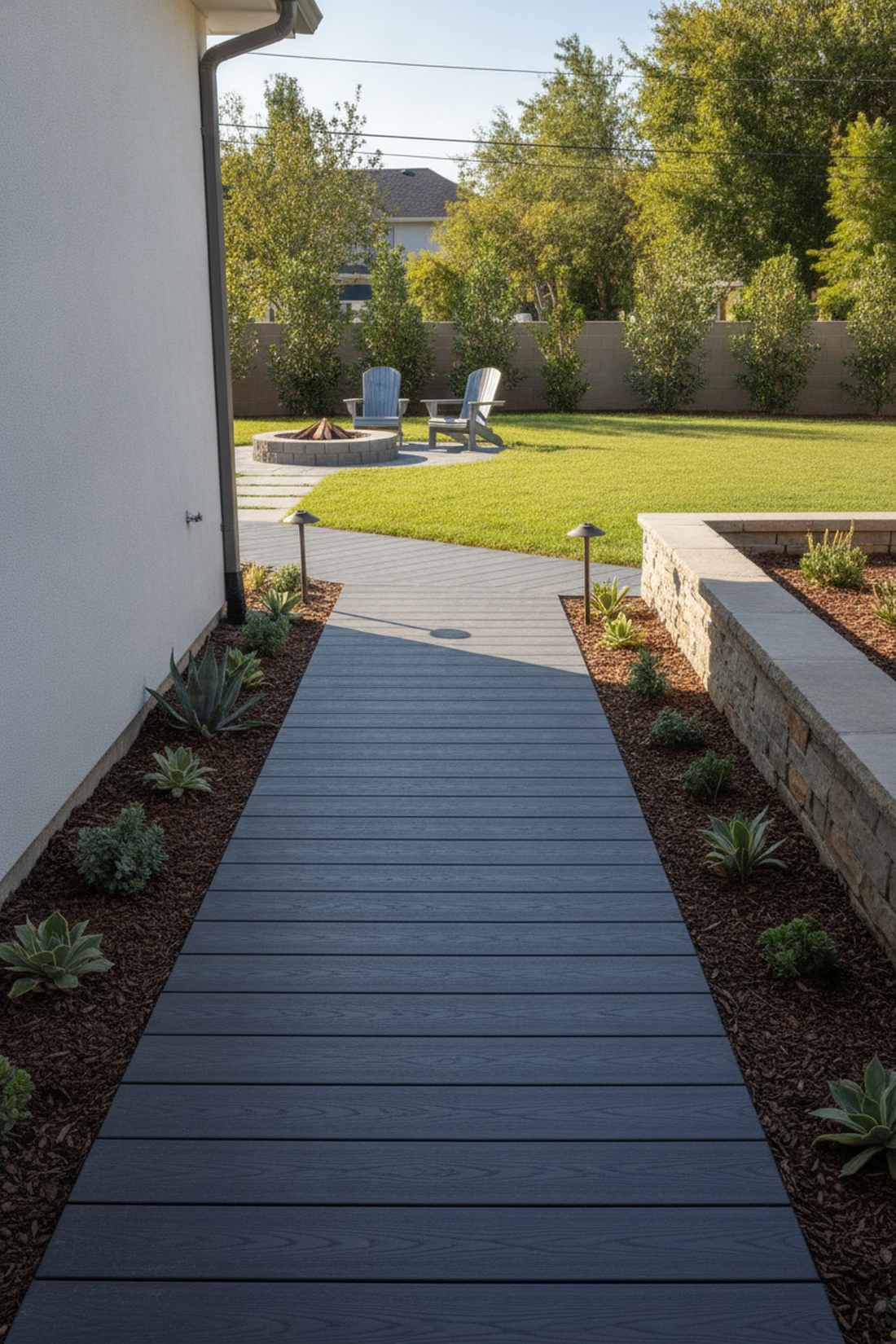 composite low profile walkway