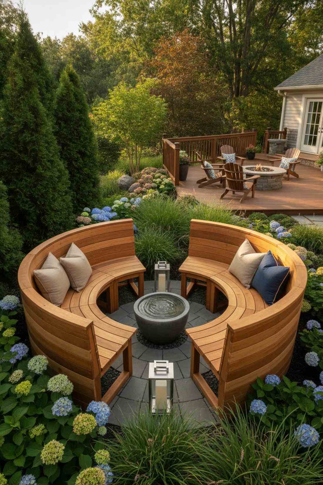 crescent moon conversation nook