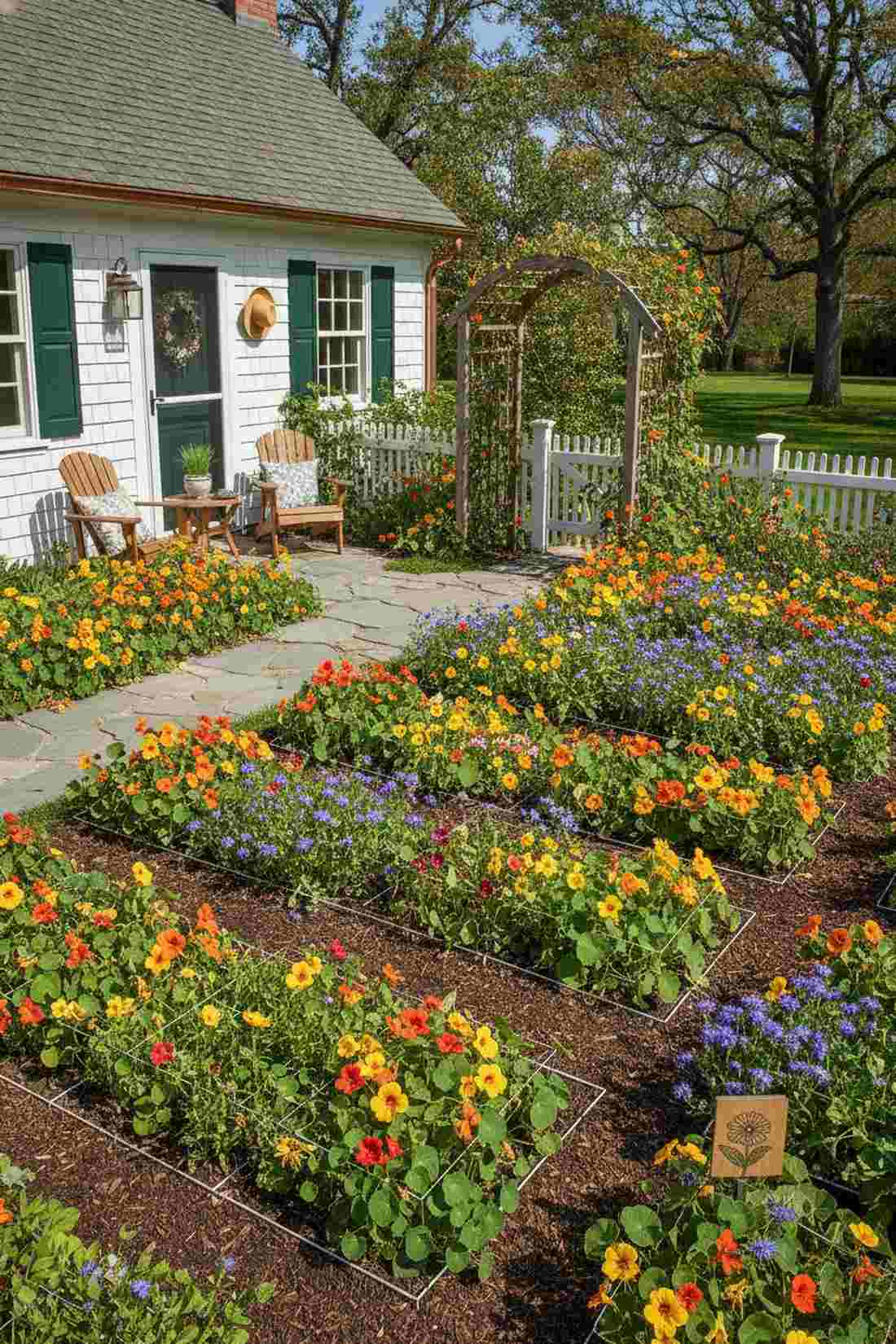 edible flower cutting garden