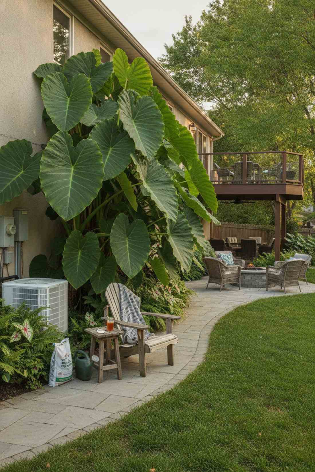 giant elephant ear dominance