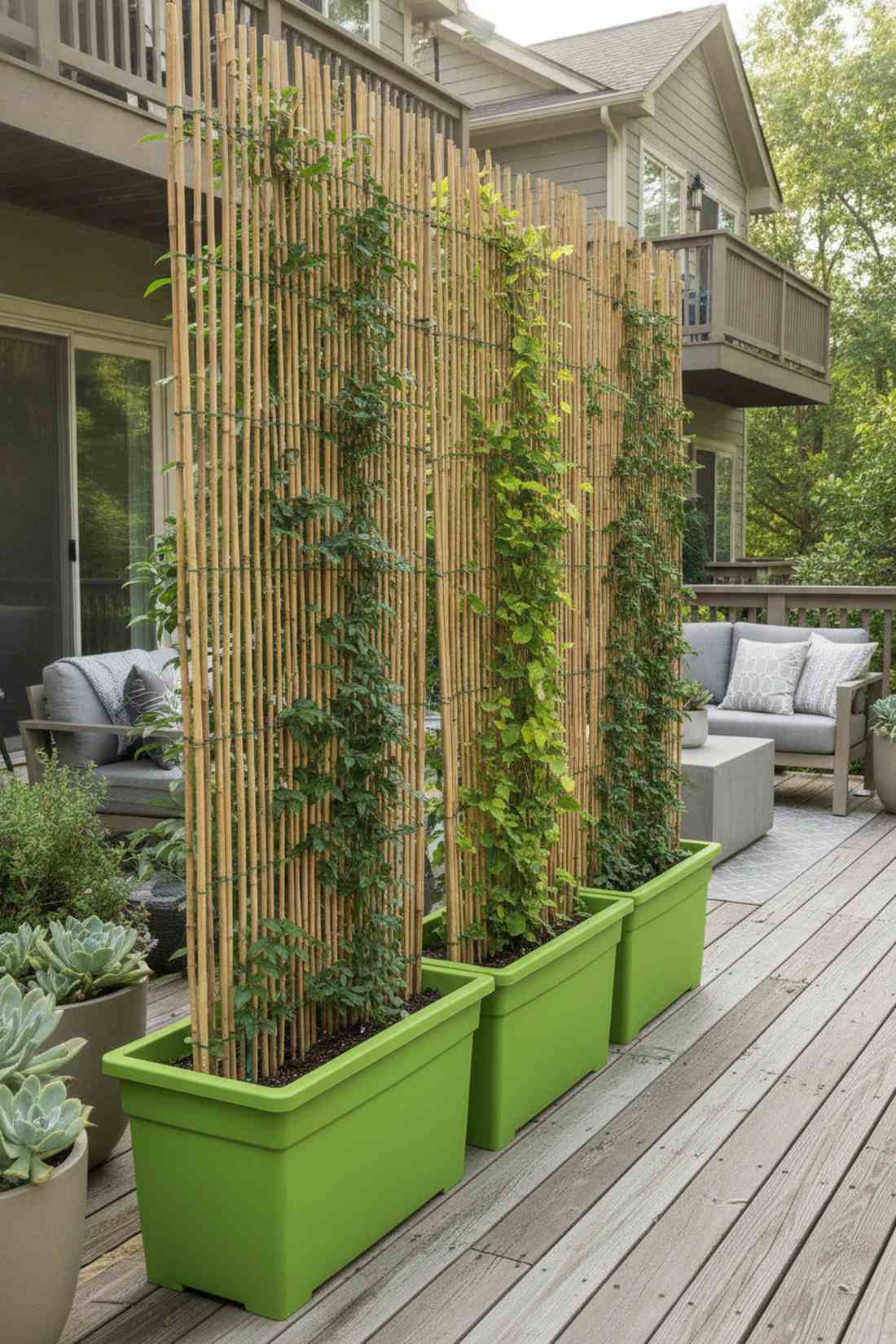 lime chartreuse statement pot