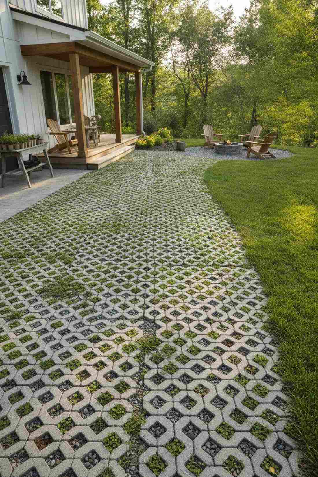 permeable paver grid