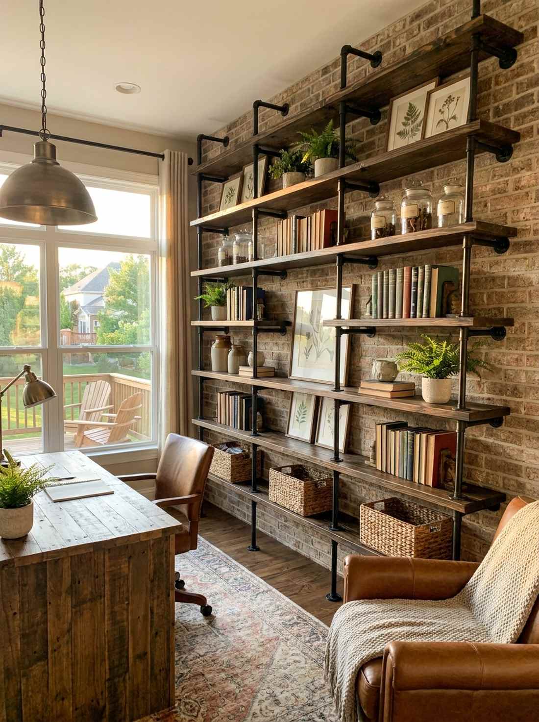 pipe shelving units for open storage