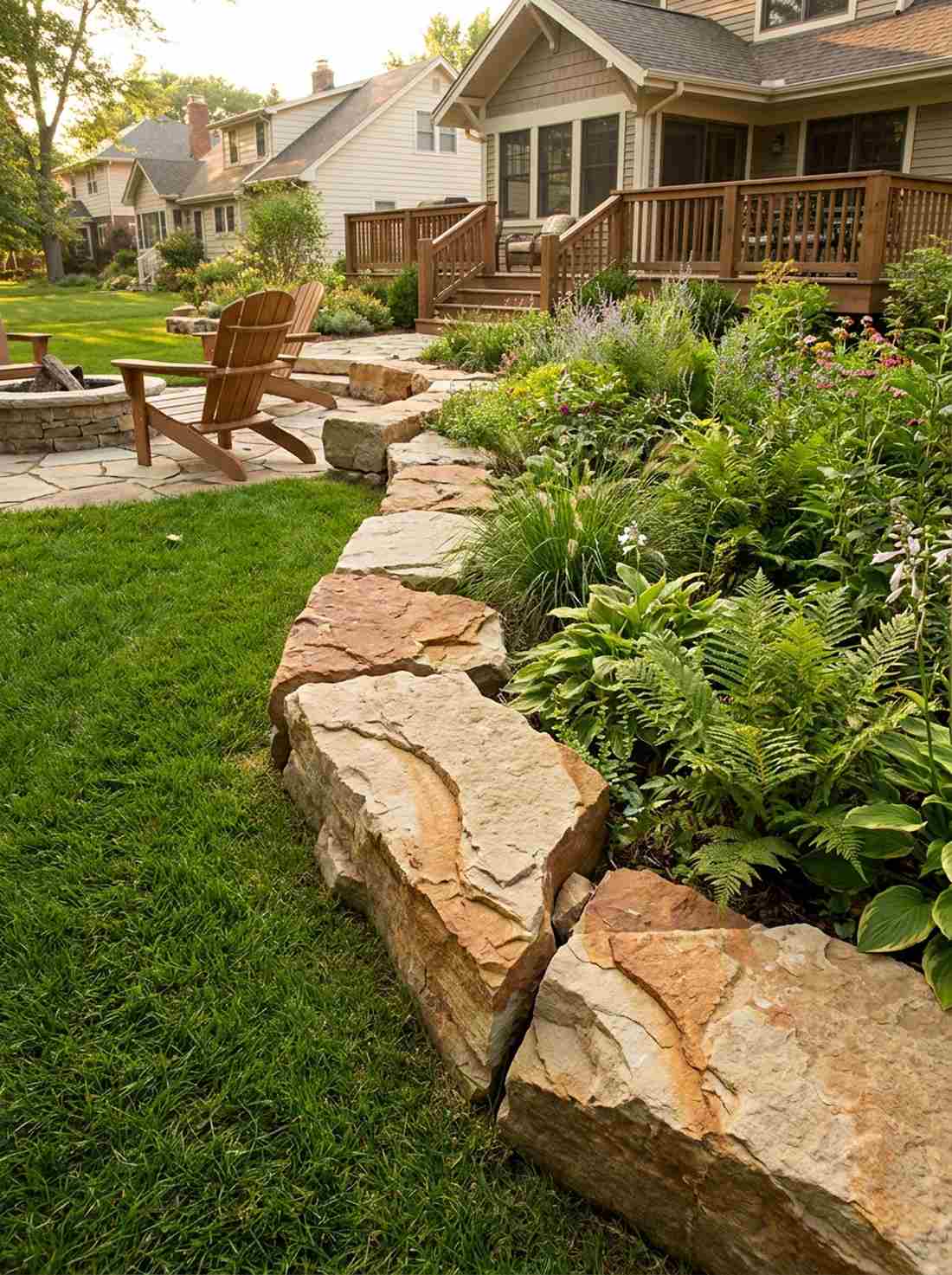 sandstone natural edge border