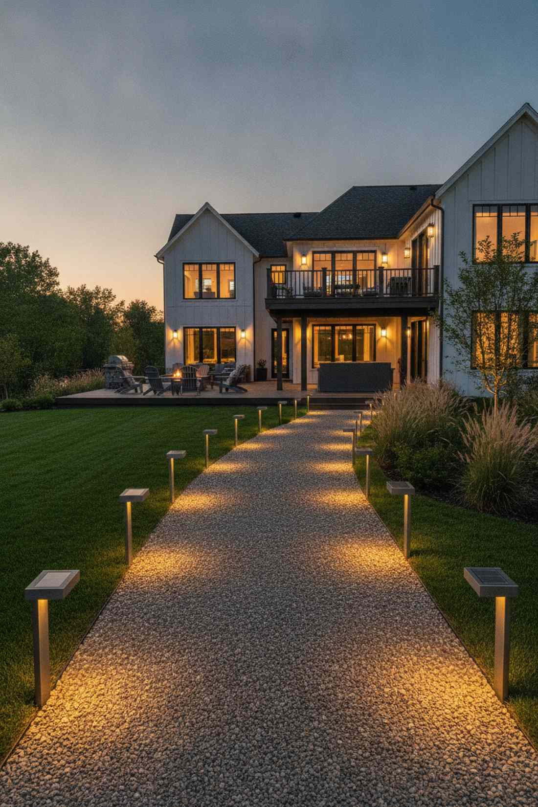 solar pathway stakes