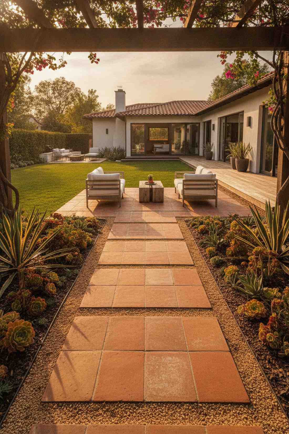 terracotta clay pavers