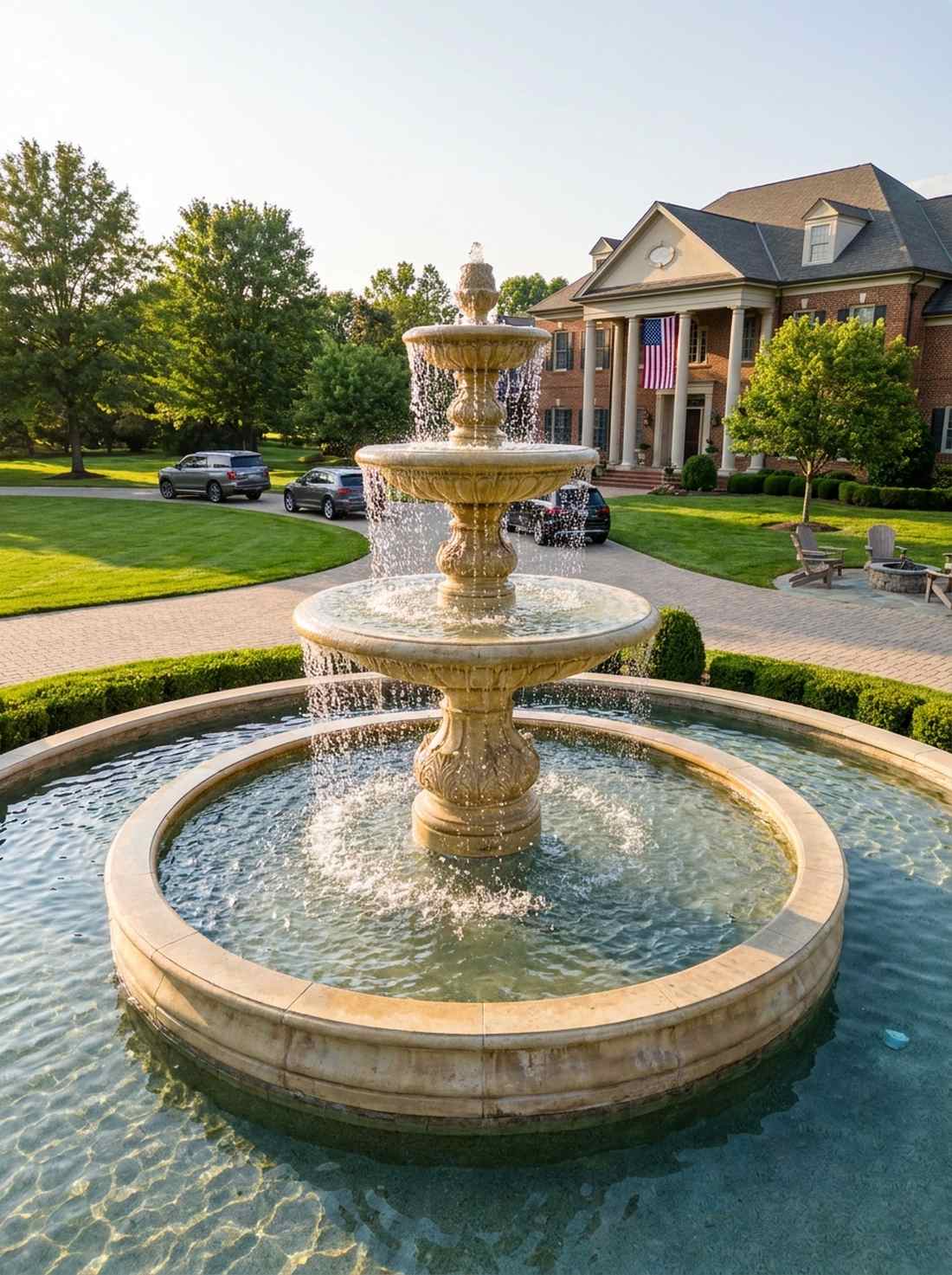 three tier estate centerpiece