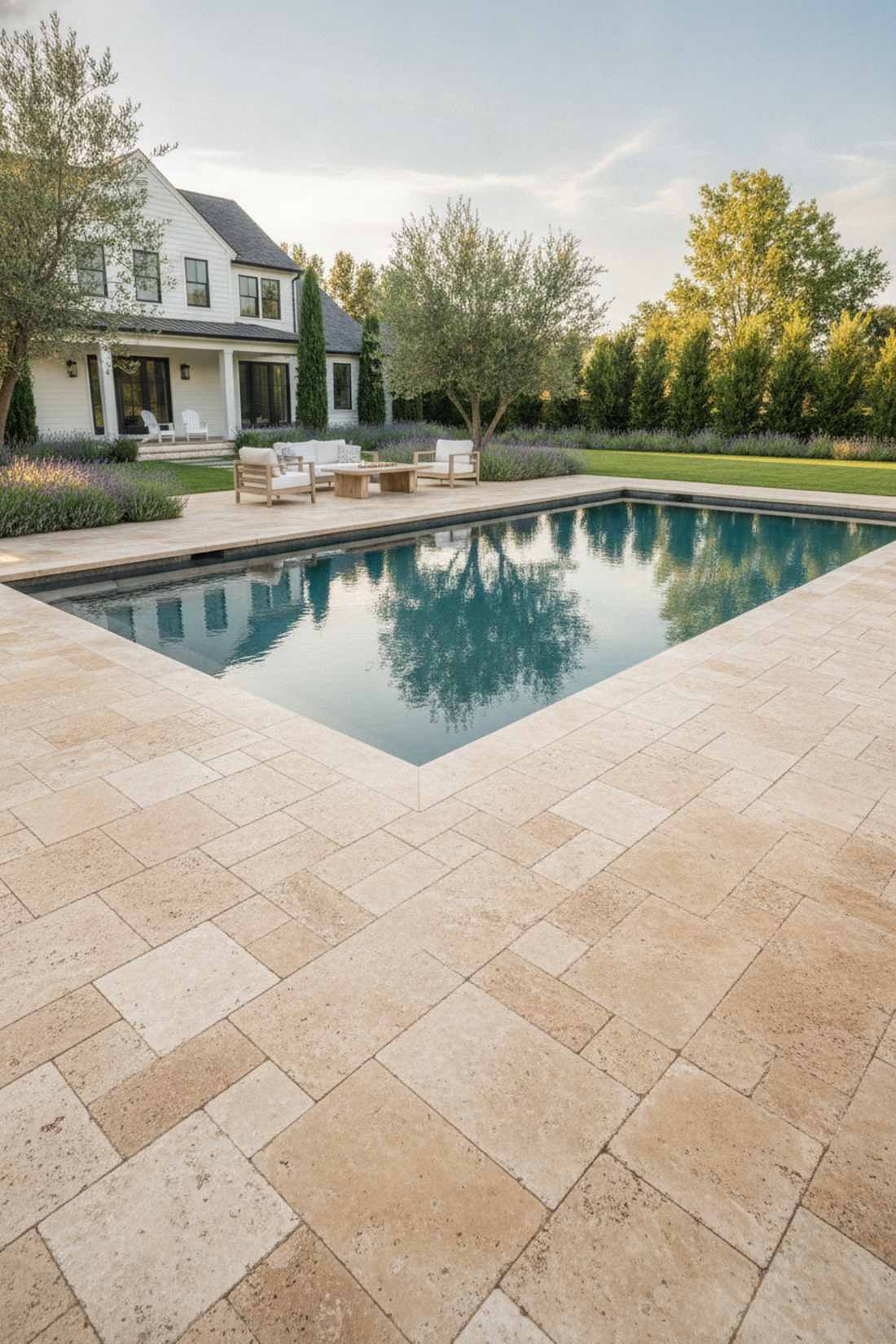 travertine stone pavers