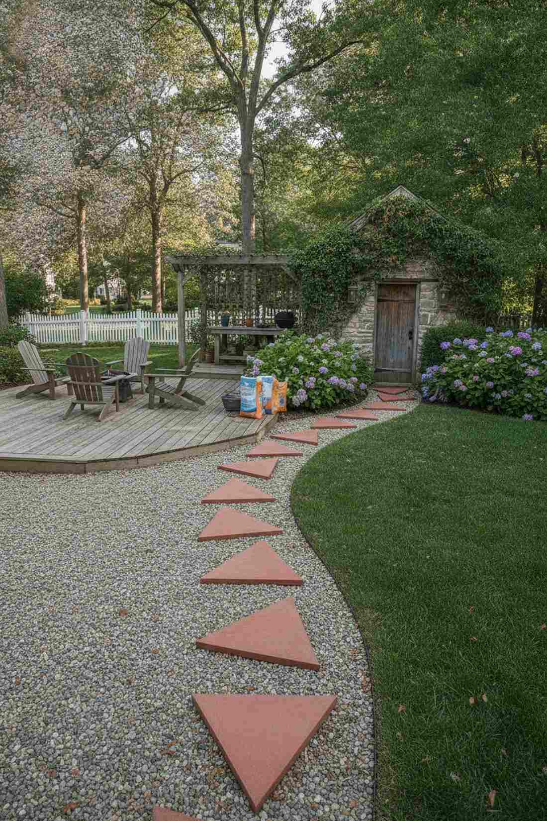 triangular directional markers