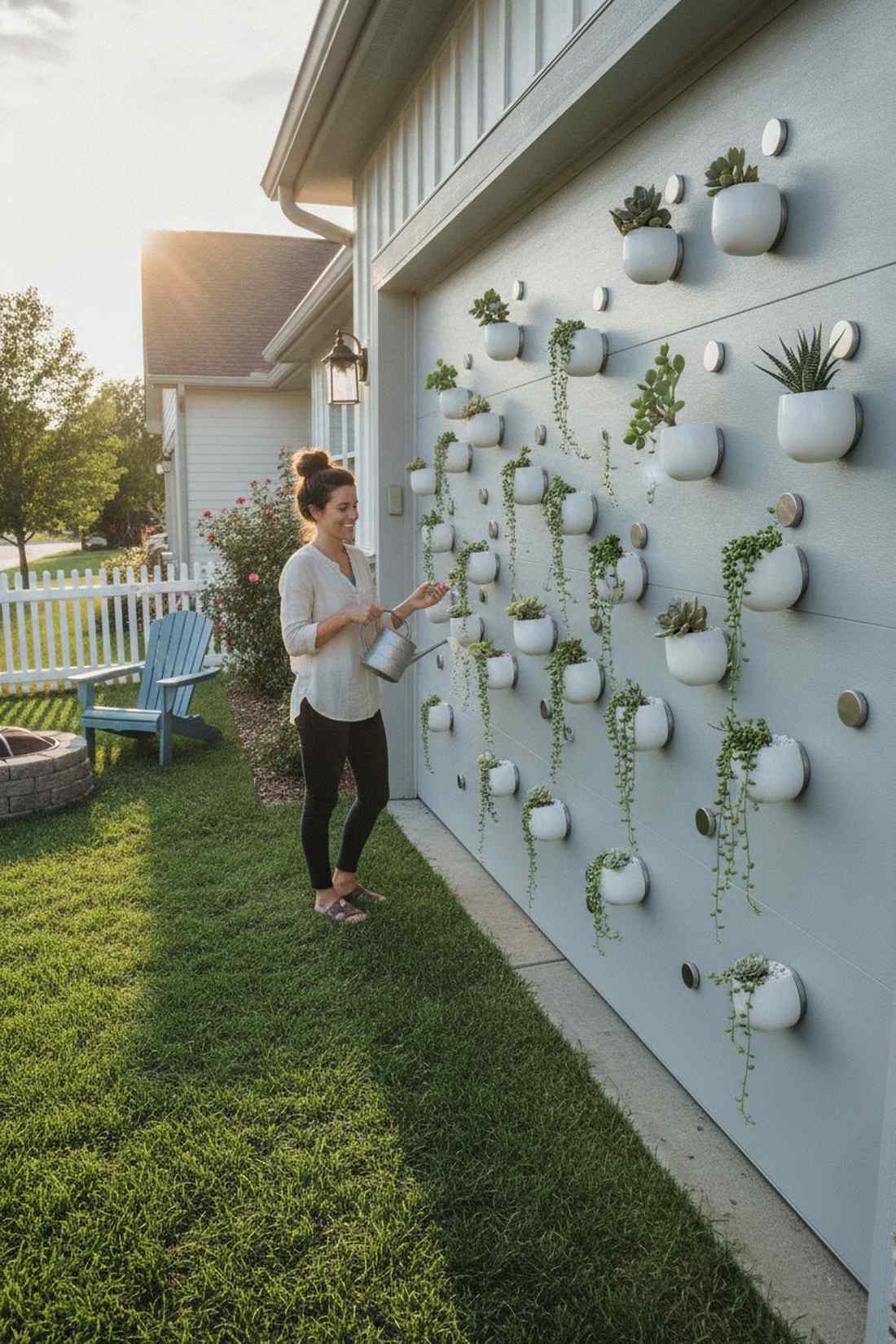 wire basket cascades