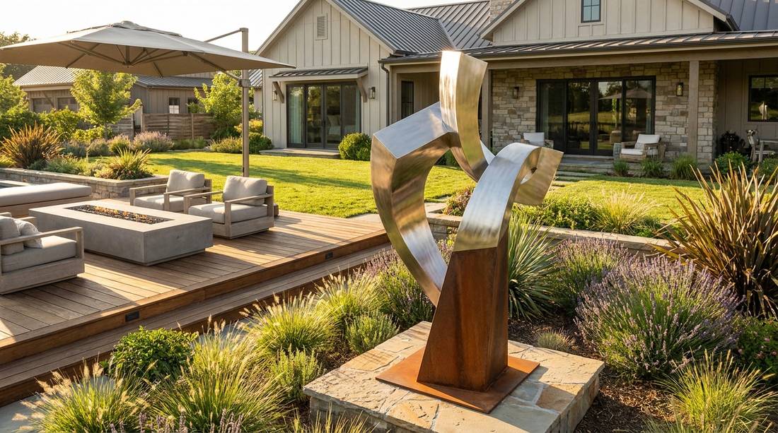 83 contemporary garden sculpture vertical