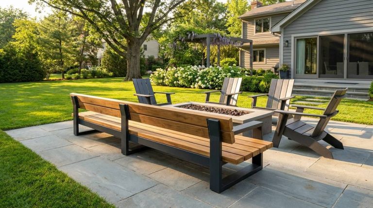 85 contemporary garden bench vertical