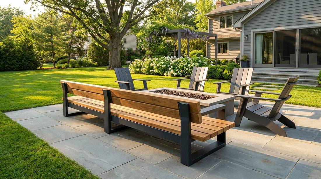 85 contemporary garden bench vertical